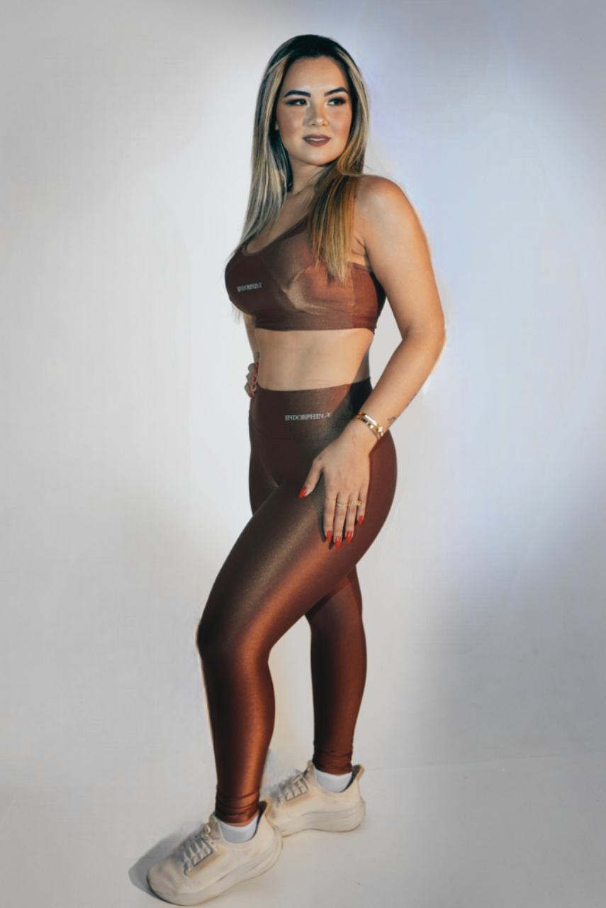 Conjunto Marrom Premium